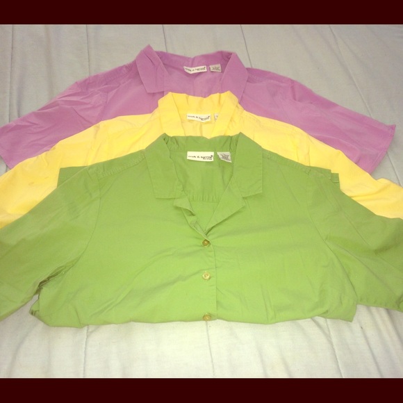 Croft & Barrow button up shirt lot