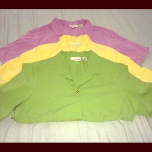 Croft & Barrow button up shirt lot
