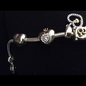 "Princess heart" pandora charm