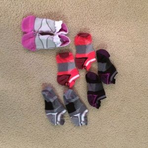 Asics running tab back socks