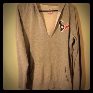 VS Pink Houston Texans gray hoodie size L