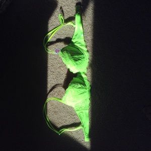 Neon Yellow Bra