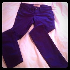Purple jeans