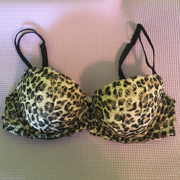 cheetah bra