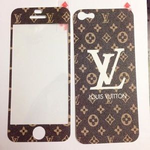 Iphone 5 screen protector sticker front and back