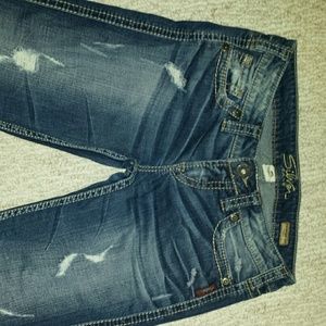 Women Size 28/ 33 Silver Jeans
