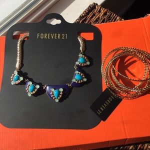 Jewelry -blue /gold