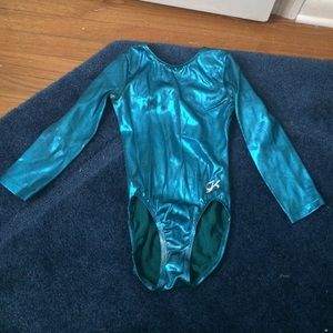 Teal leotard