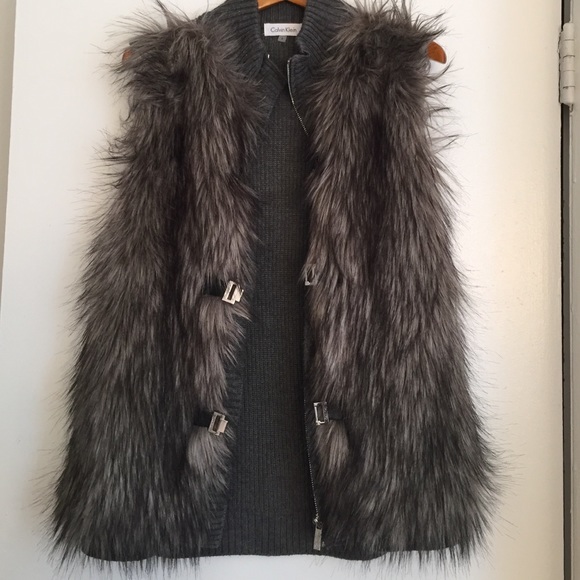 Calvin Klein Outerwear - FINAL PRICE CUT Calvin Klein Faux fur Vest
