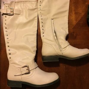 Cream Colored Boots!