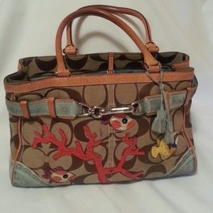 Unique Coach handbag
