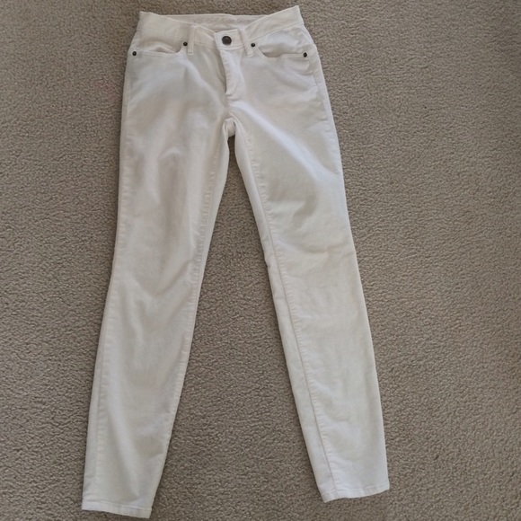 VS cream corduroy skinny mid rise siren pants - Picture 3 of 3