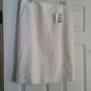 Calvin Klein cream skirt