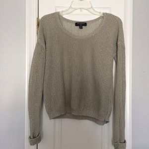 ⬇️PRICE DROP!⬇️ Silver Metallic Sweater