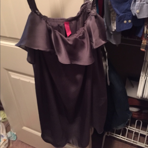 Plus size silk party top/dress