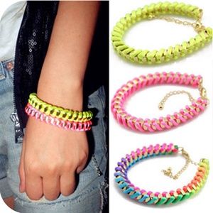 Neon Arm Candy Bracelets