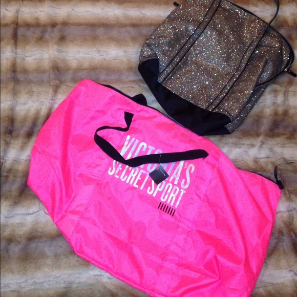 Vs pink sports bag and tote