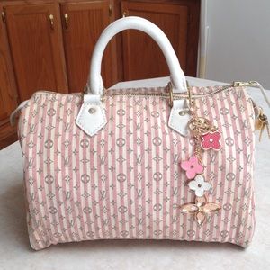 Authentic Louis Vuitton Mini Lin Speedy 30