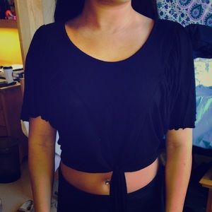 Joyce Leslie black crop top