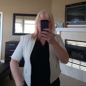 In Suede  crop leather jacket size Small