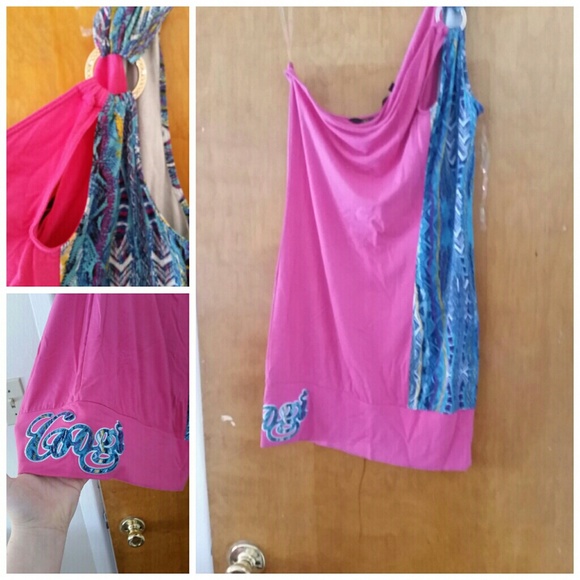 Coogi pink One strapped dress