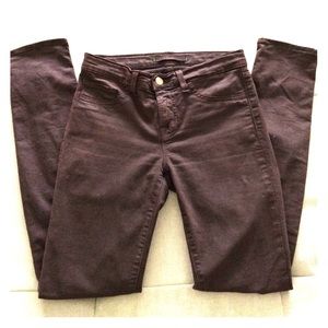 J Brand Brown Skinny Leg Jeans