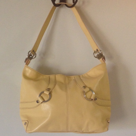 XOXO yellow handbag