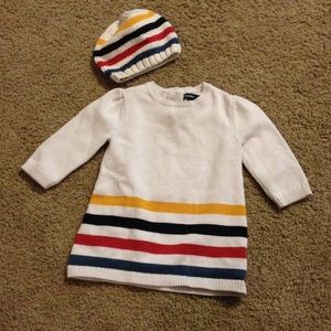 Baby Gap Dress & Hat, 6-12 months