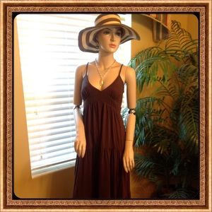 a.n.a Brown Maxi Dress