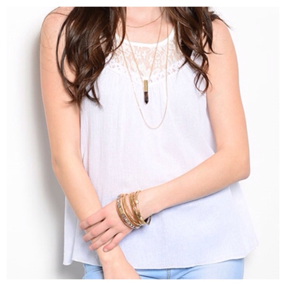 Ivory Lace Top