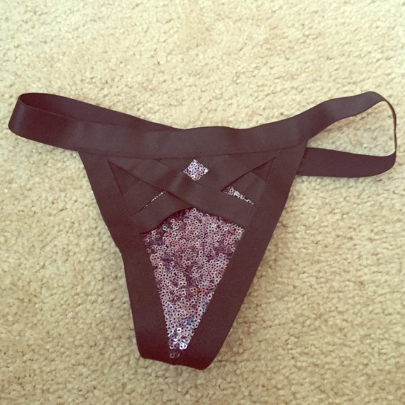 VS sequin mesh thong! ✨