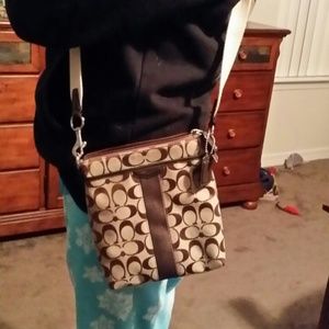 Authentic coach cross body