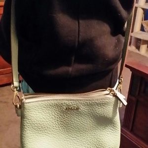 Authentic fossil leather cross body