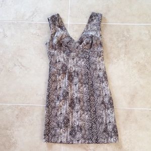 Snakeskin dress