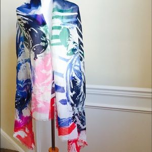Oversized Tie Dye Swirl Scarf