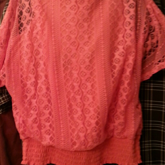 Peach blouse