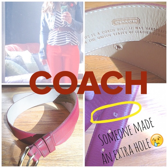 ❌💯COACH Authentic Belt feeling A little nautical - Picture 3 of 3