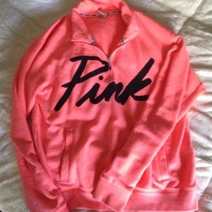 VS Pink Coral Half Zip