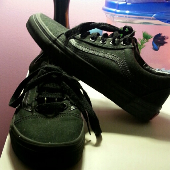 All Black Vans