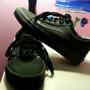 All Black Vans