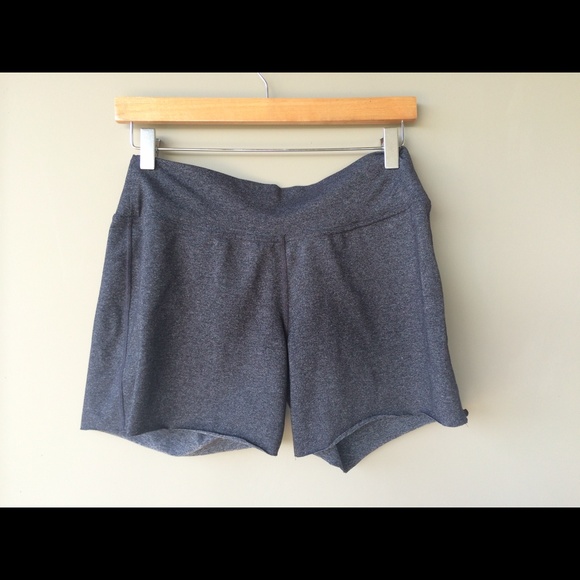 Athleta raw edge yoga shorts
