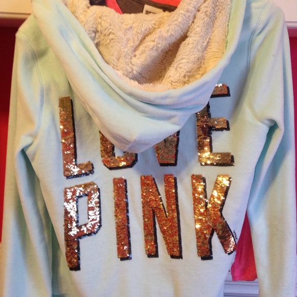 VS Pink Fur Lined Jacket
