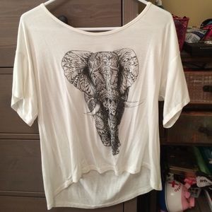 SLOUCHY ELEPHANT TEE!
