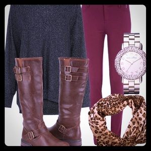 BRANDY MELVILLE Charcoal Gray Sweater