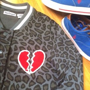 Leopard Bomber Style Coat/Jacket