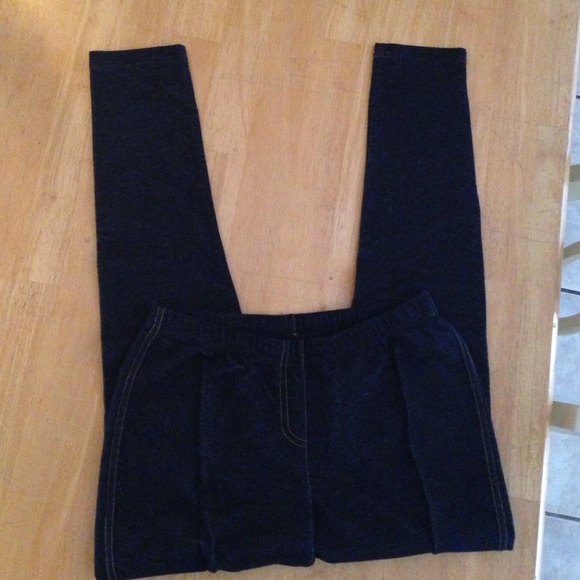 Denim look leggings
