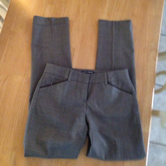 Brown plaid dress pants