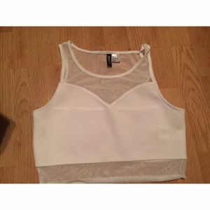 Mesh crop top