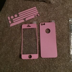 iPhone 5 pink screen and phone cover