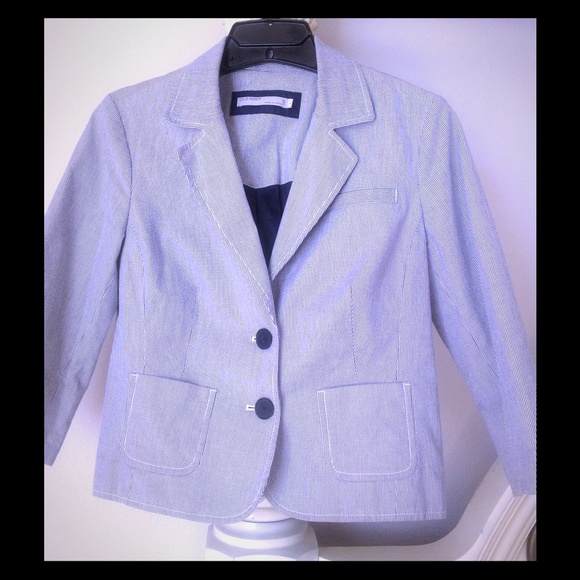 Striped dressy blazer